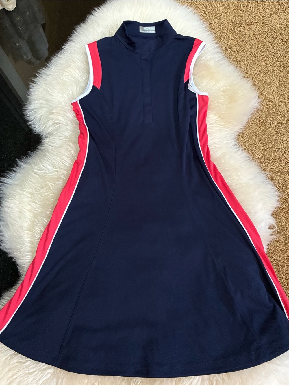 Callaway Navy Polo Golf dress with Subtle Logo